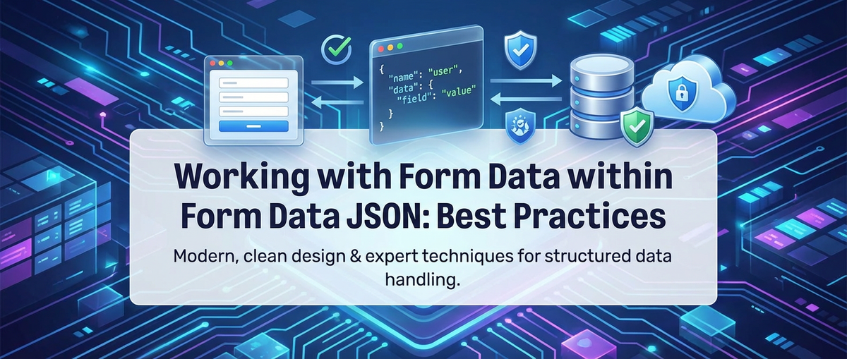 Working with Form Data within Form Data JSON: Best Practices