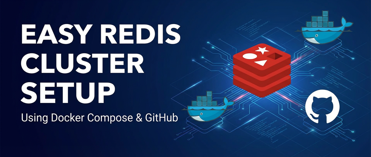 Easy Redis Cluster Setup using Docker Compose & GitHub