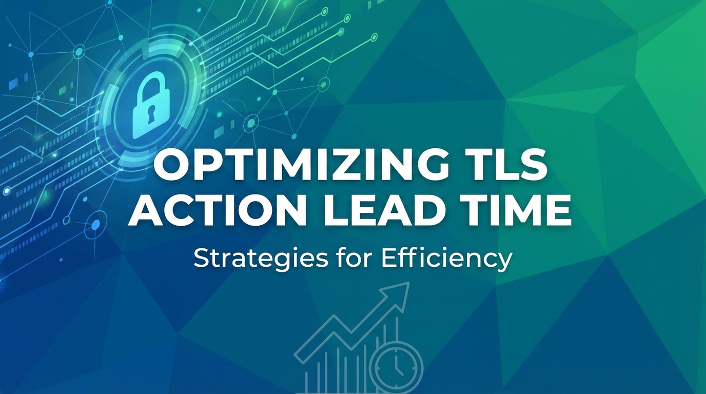 Optimizing TLS Action Lead Time: Strategies for Efficiency