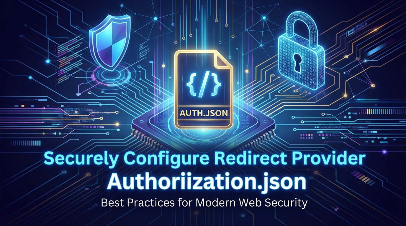 Securely Configure Redirect Provider Authorization.json