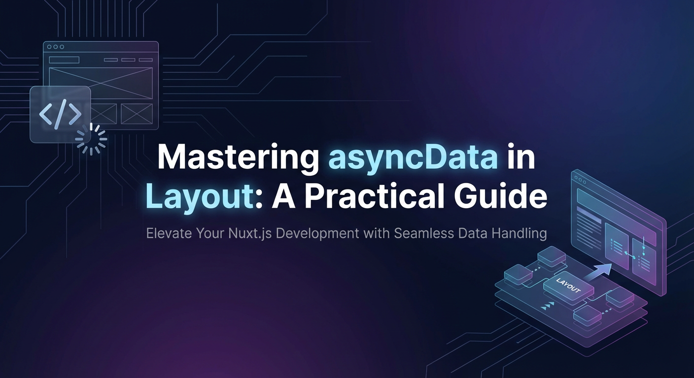 Mastering asyncData in Layout: A Practical Guide