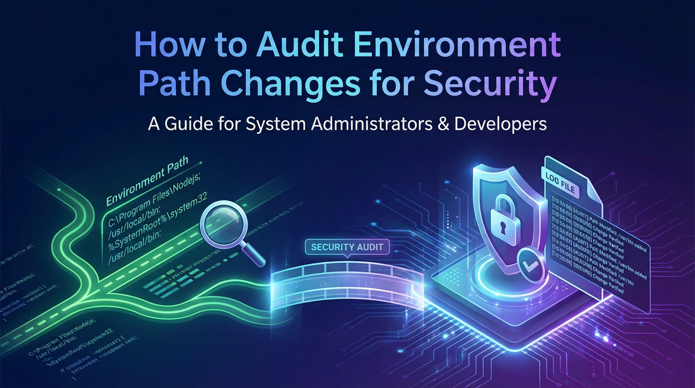 How to Audit Environment Path Changes for Security