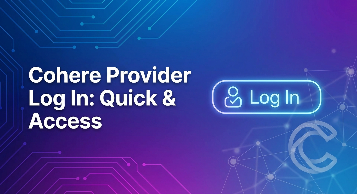 Cohere Provider Log In: Quick & Easy Access