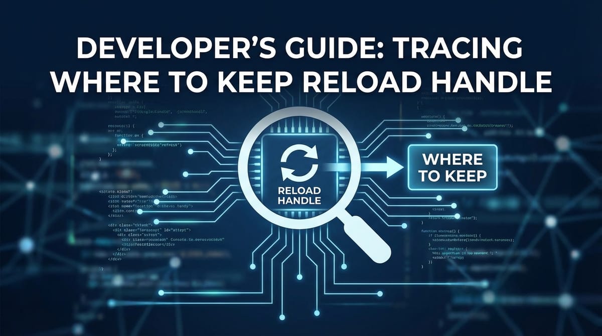 Tracing Where to Keep Reload Handle: Developer's Guide