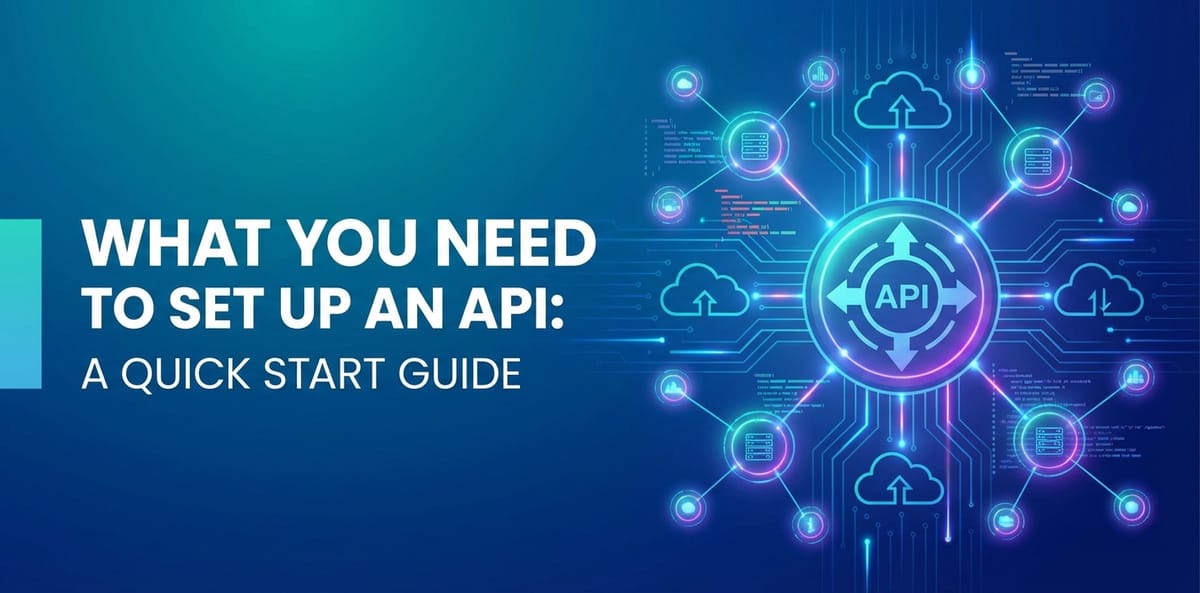 What You Need to Set Up an API: A Quick Start Guide