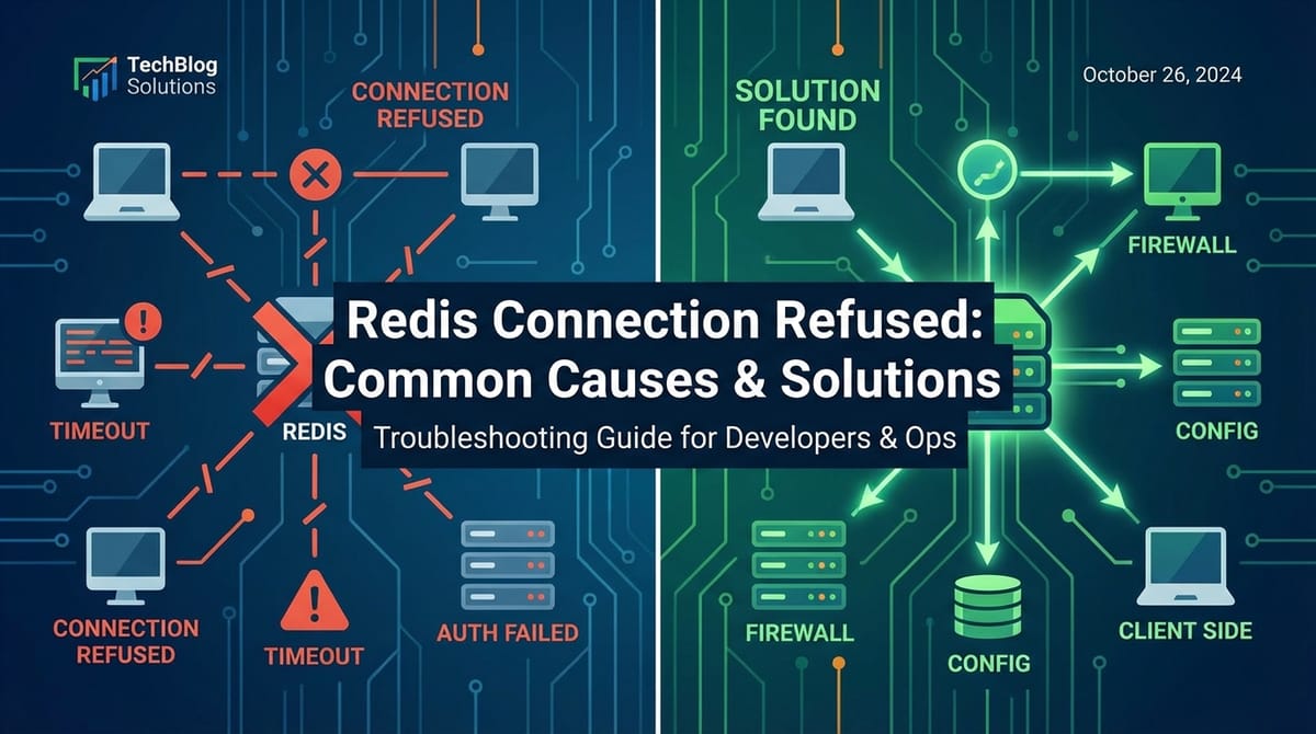 Redis Connection Refused: Common Causes & Solutions