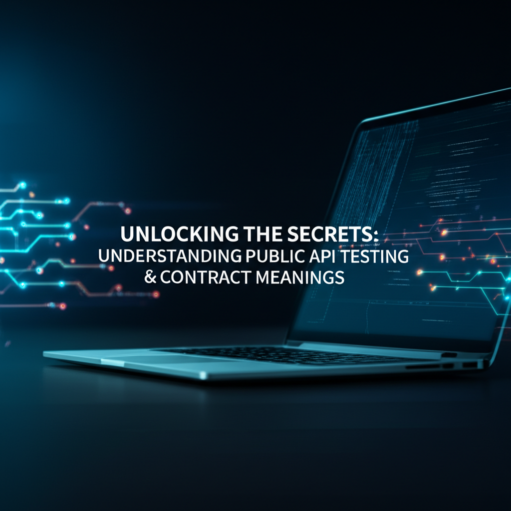 Unlocking the Secrets: Understanding Public API Testing & Contract Meanings