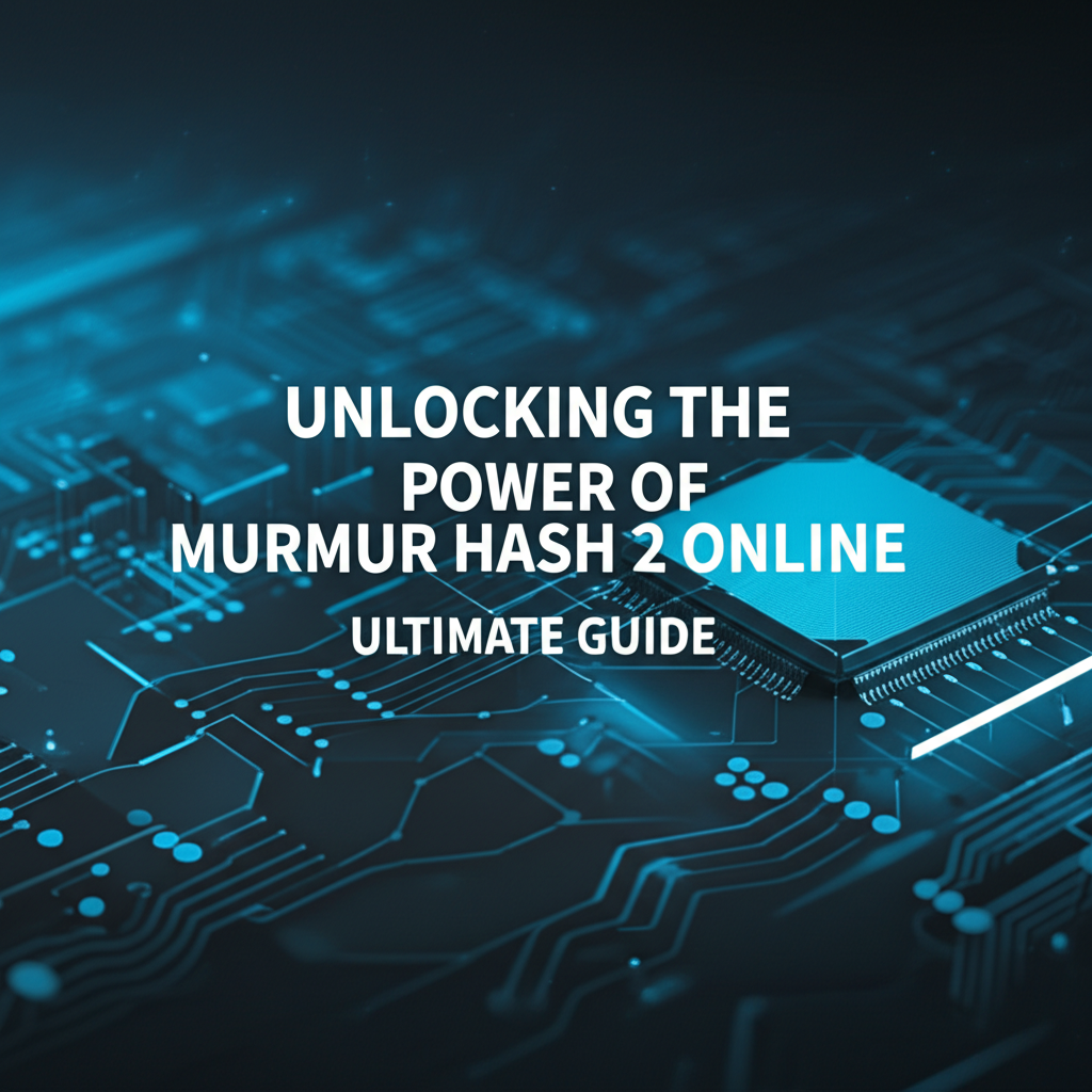 Unlocking the Power of Murmur Hash 2 Online: Ultimate Guide