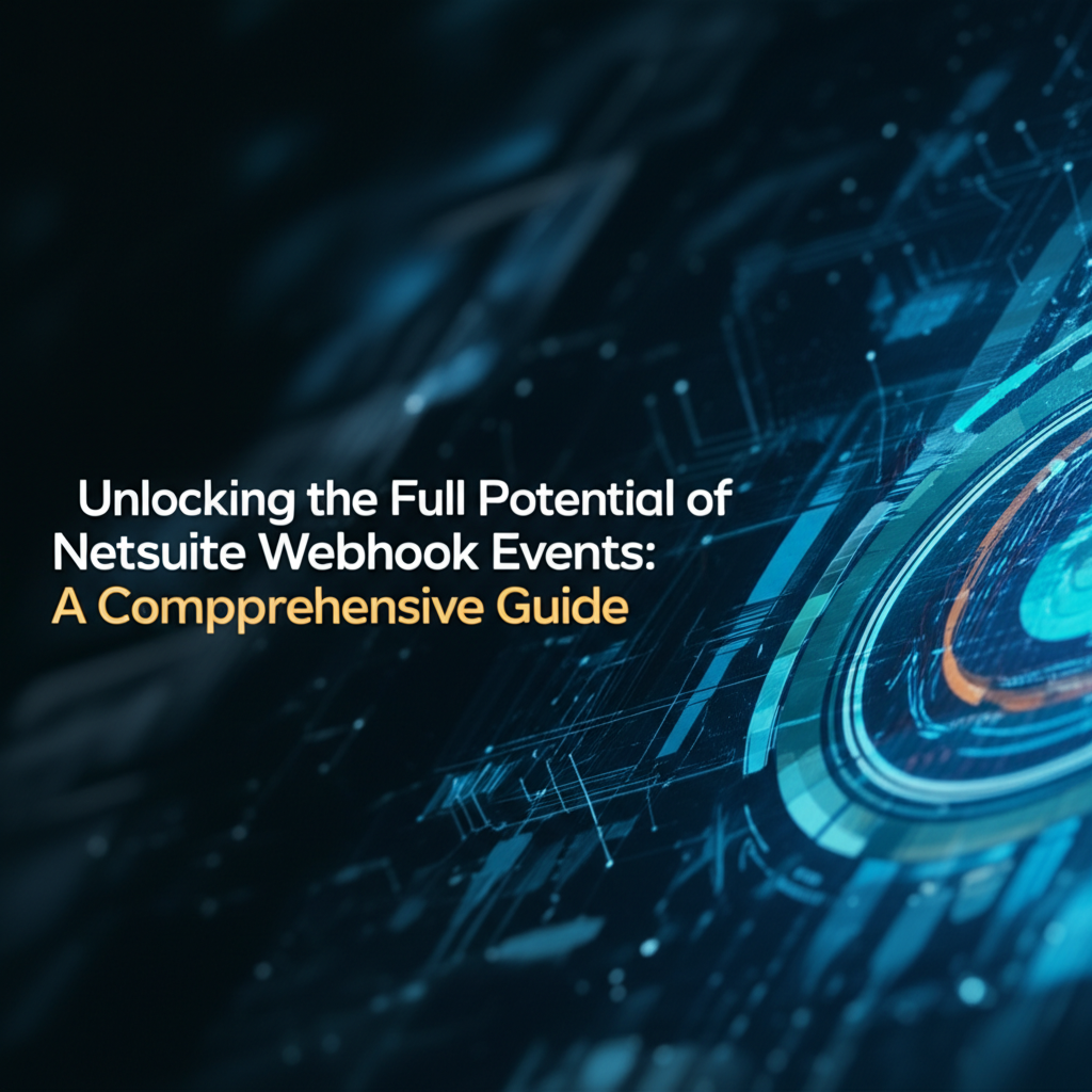 Unlocking the Full Potential of Netsuite Webhook Events: A Comprehensive Guide