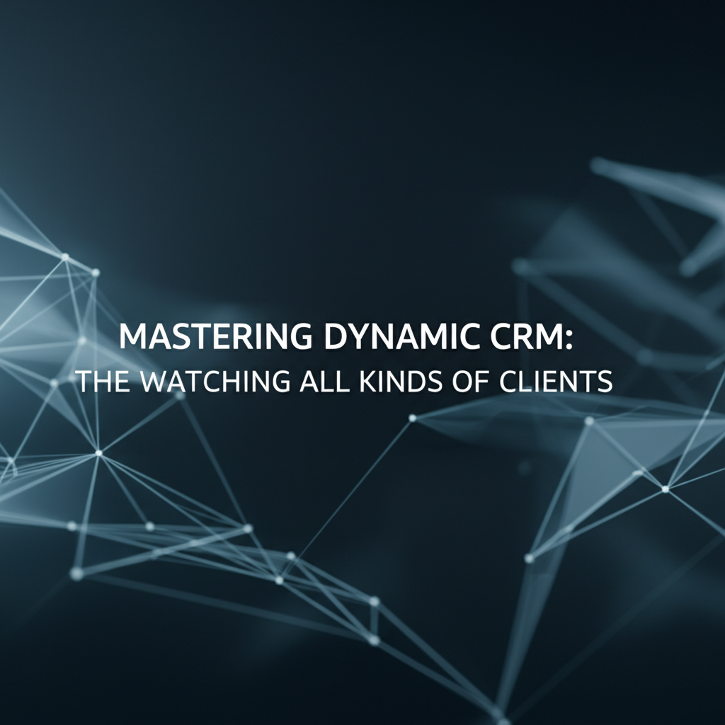 Mastering Dynamic CRM: The Ultimate Guide to Watching All Kinds of Clients