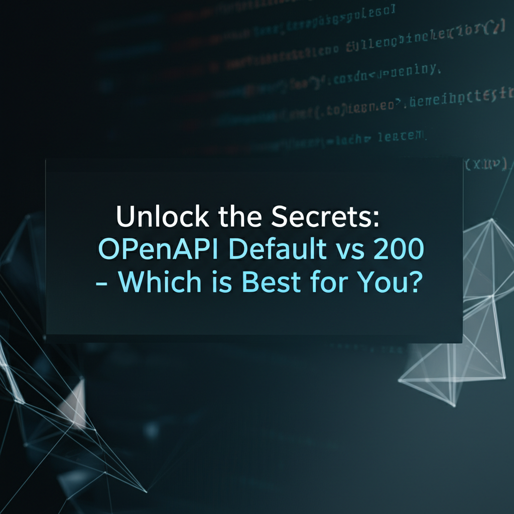 Unlock the Secrets: OpenAPI Default vs 200 - Which is Best for You?