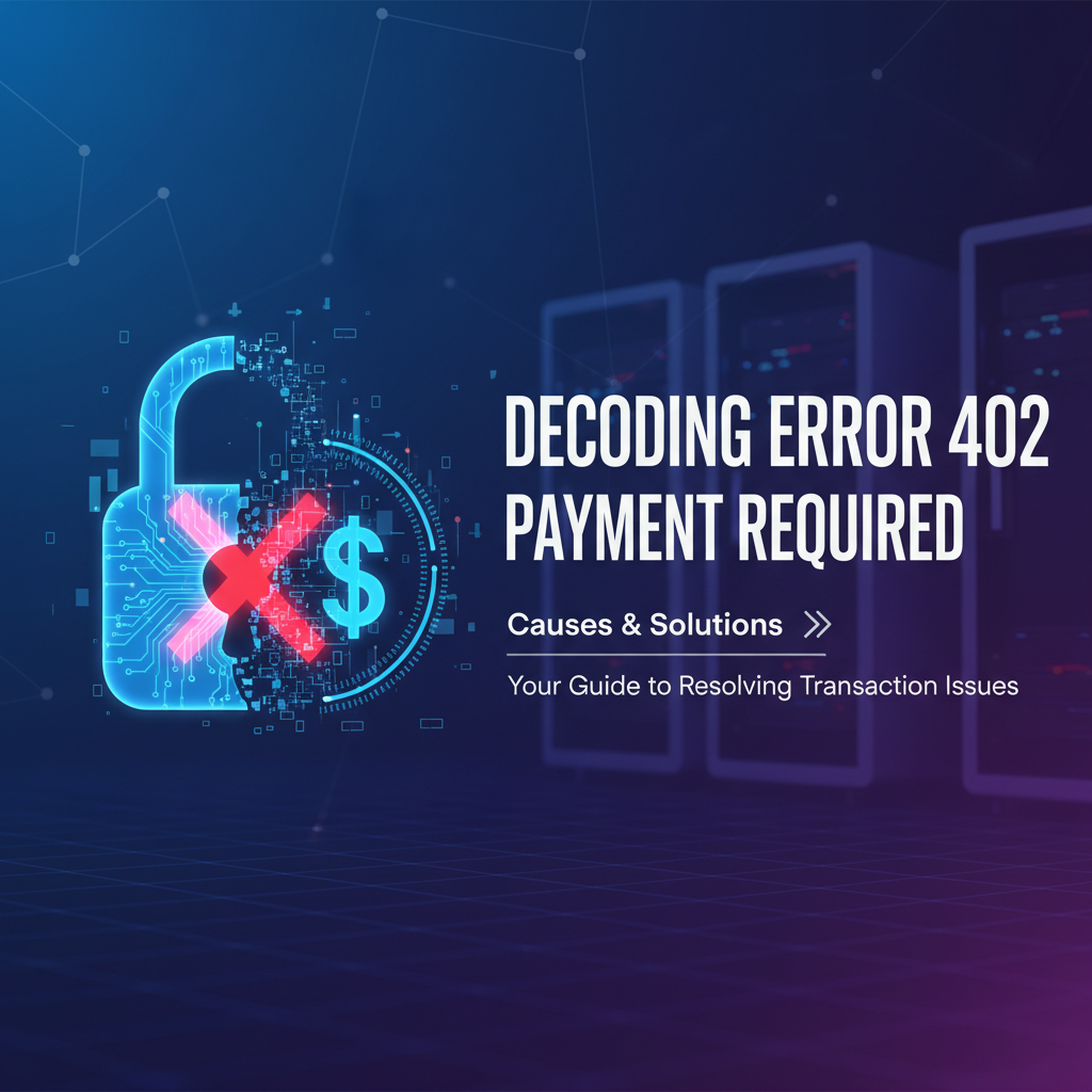 Decoding Error 402: Causes & Solutions for Payment Required
