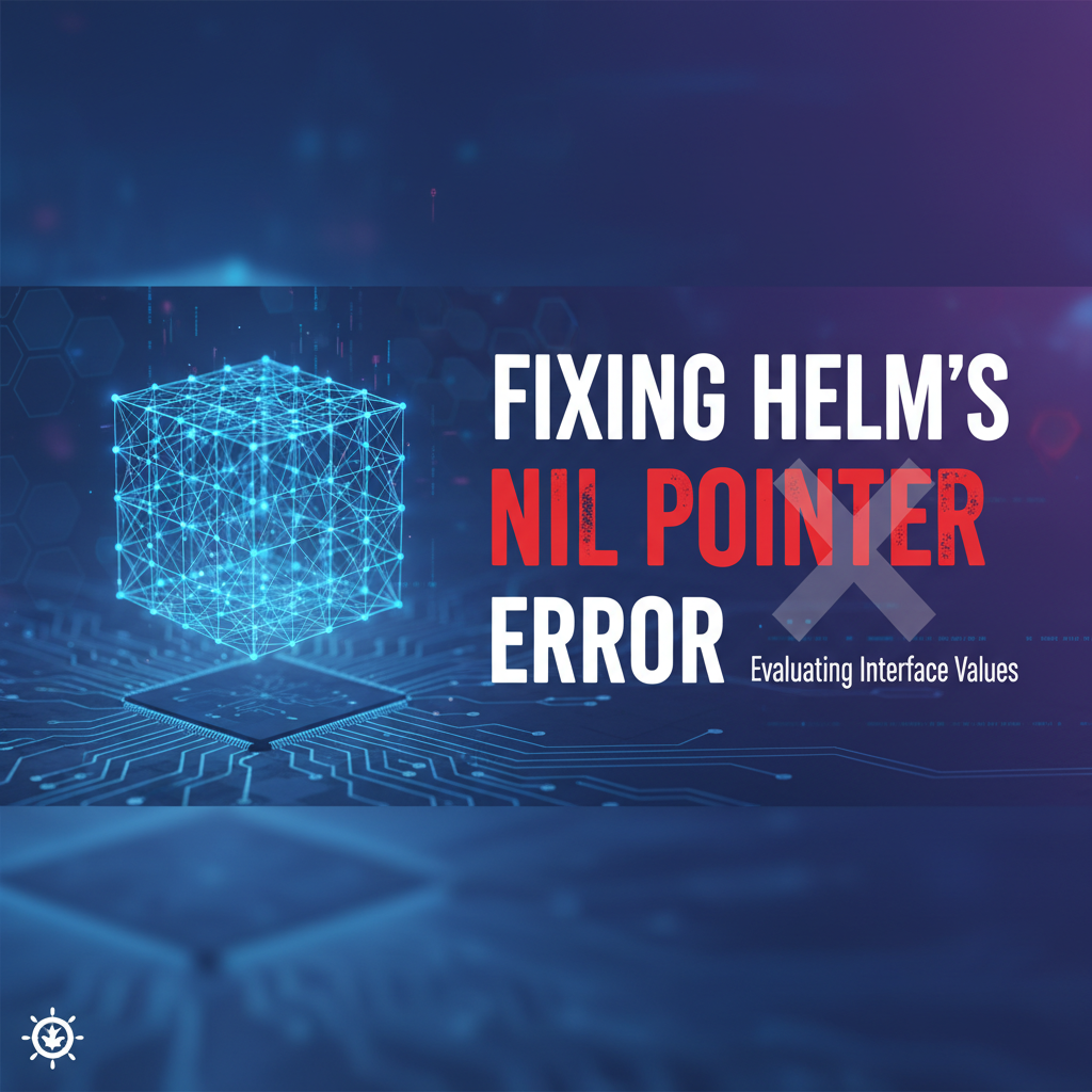 Fixing Helm's 'Nil Pointer Evaluating Interface Values' Error