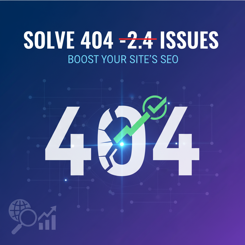 Solve 404 -2.4 Issues: Boost Your Site's SEO