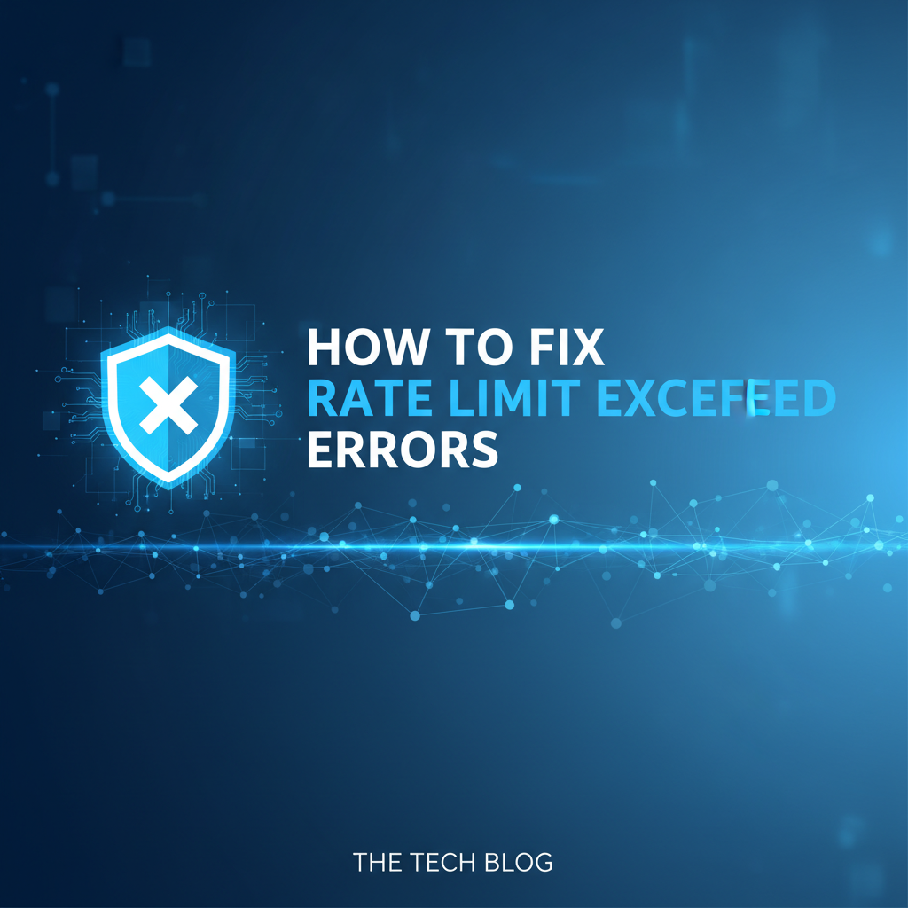 How to Fix "Rate Limit Exceeded" Errors