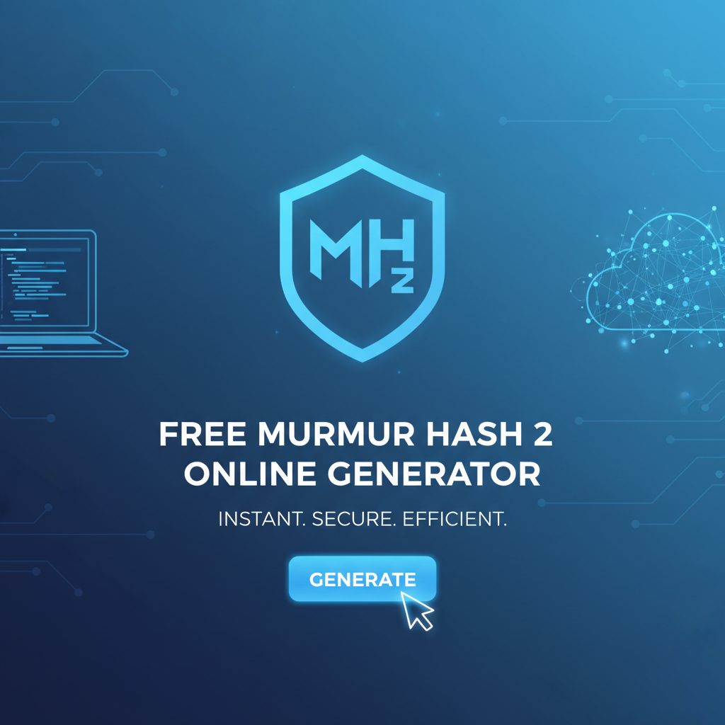 Free Murmur Hash 2 Online Generator