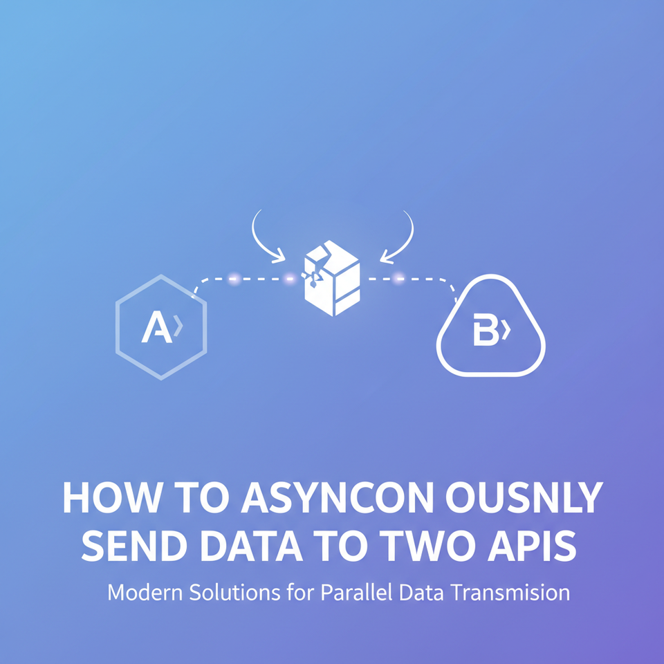 How to Asynchronously Send Information to Two APIs