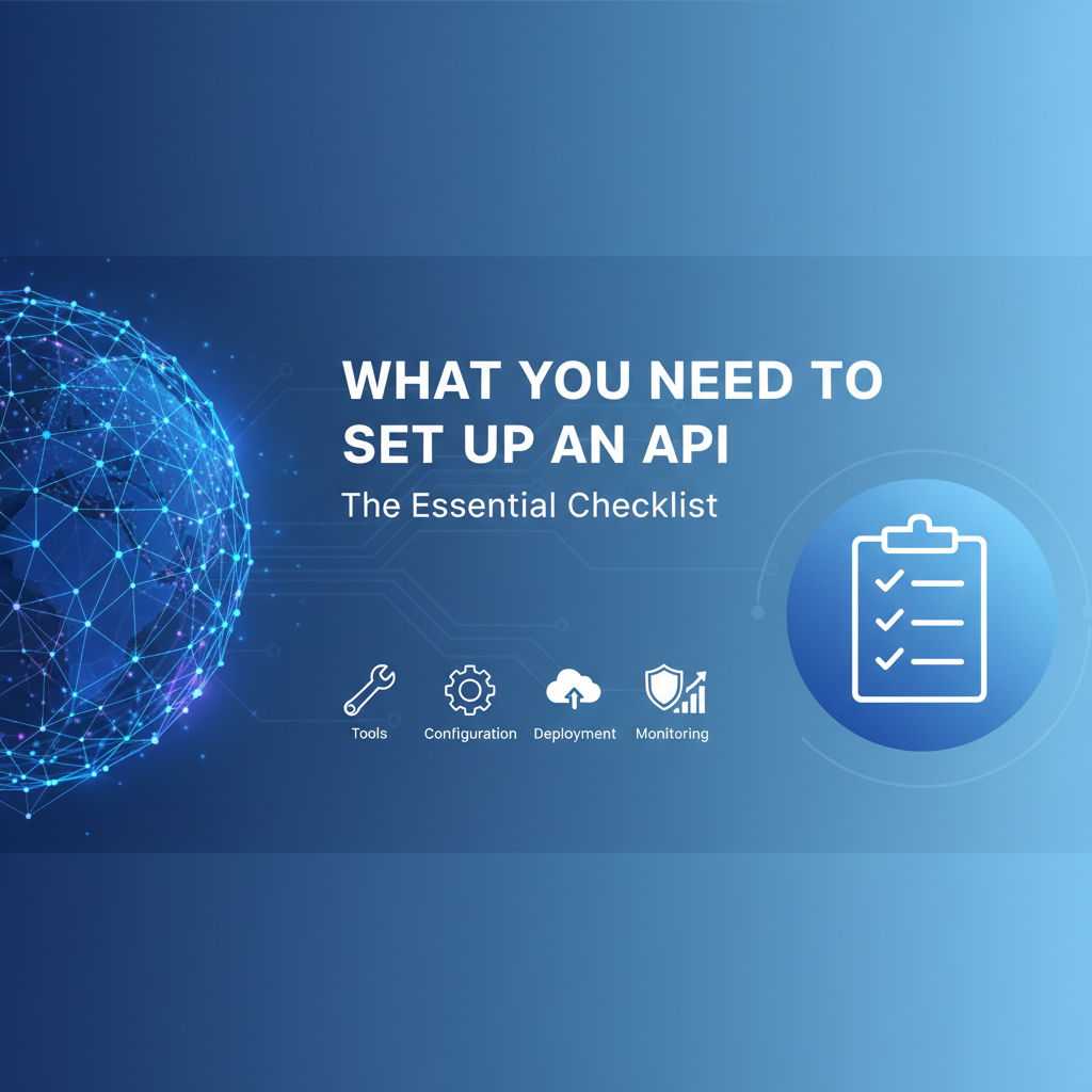 What You Need to Set Up an API: The Essential Checklist
