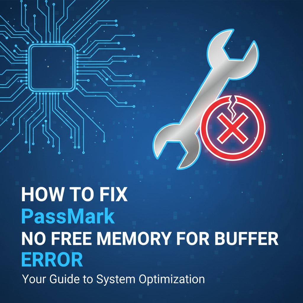 How to Fix PassMark No Free Memory for Buffer Error