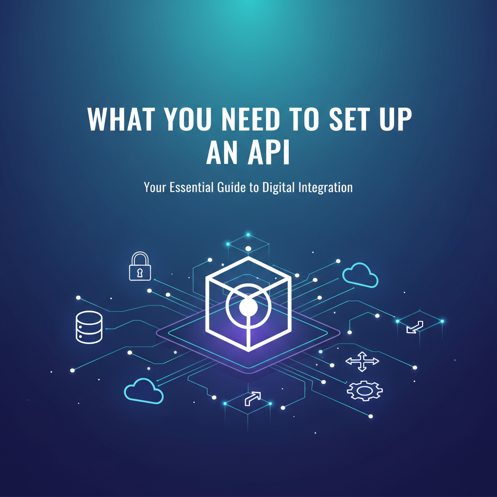What You Need to Set Up an API