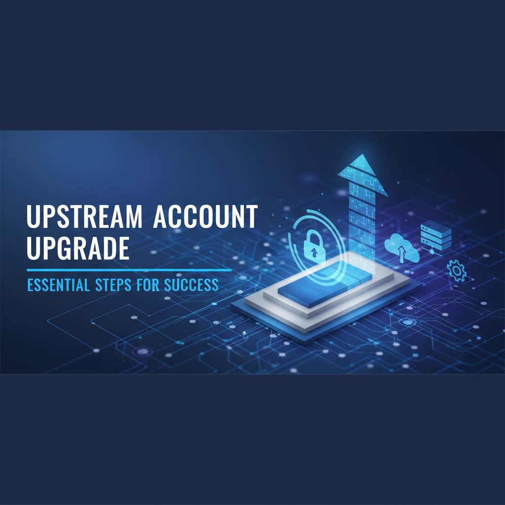 Upstream Account Upgrade: Essential Steps for Success