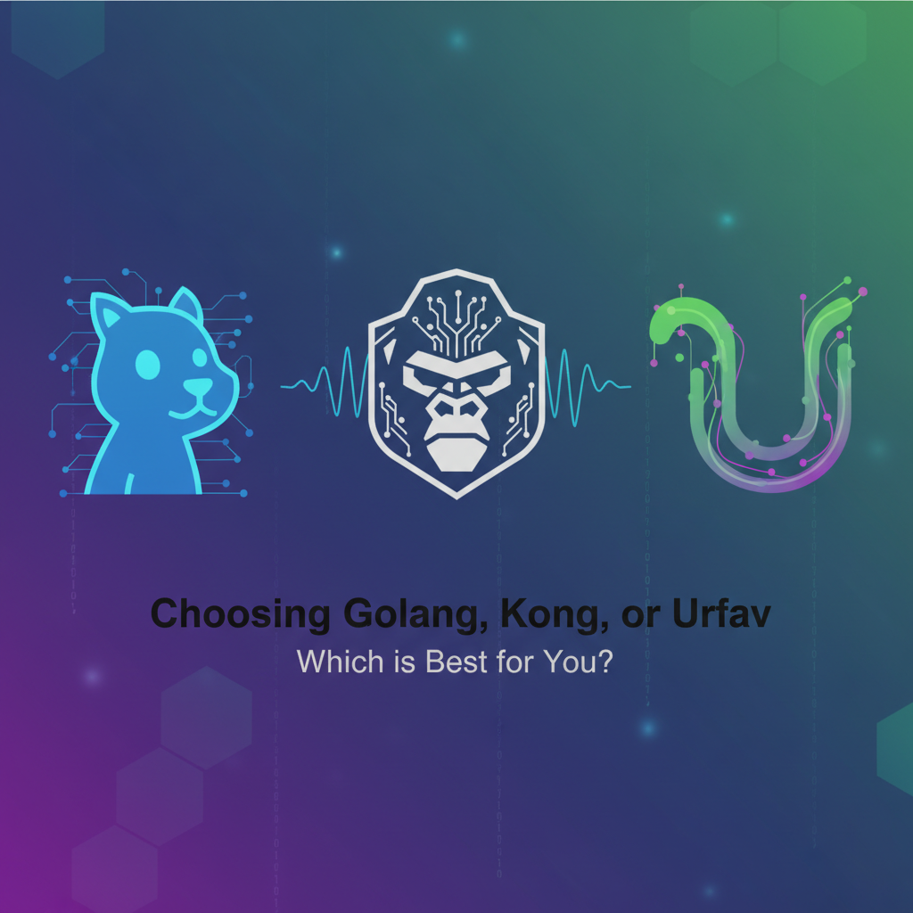 Choosing Golang, Kong, or Urfav: Which is Best for You?