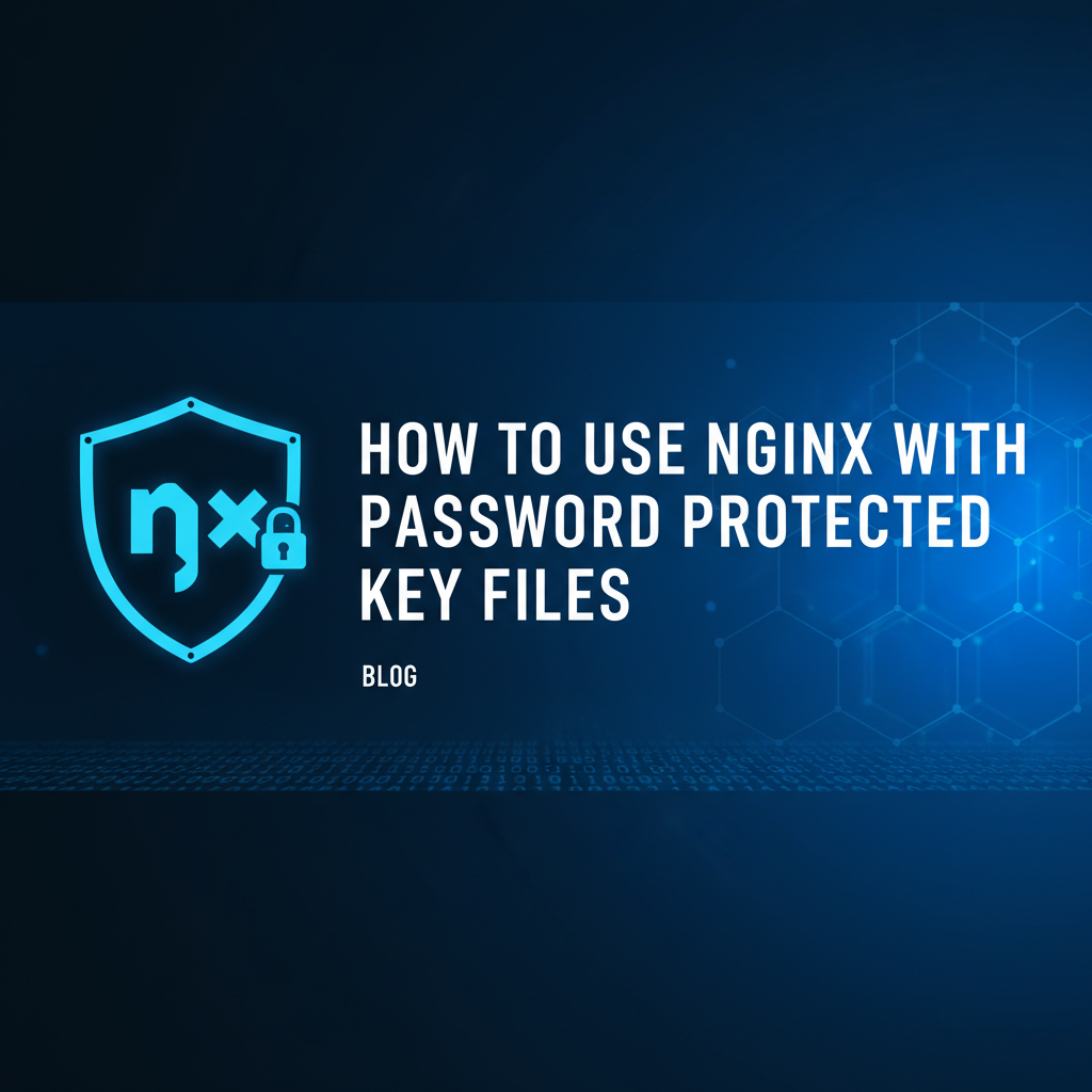How to Use Nginx with Password Protected Key Files