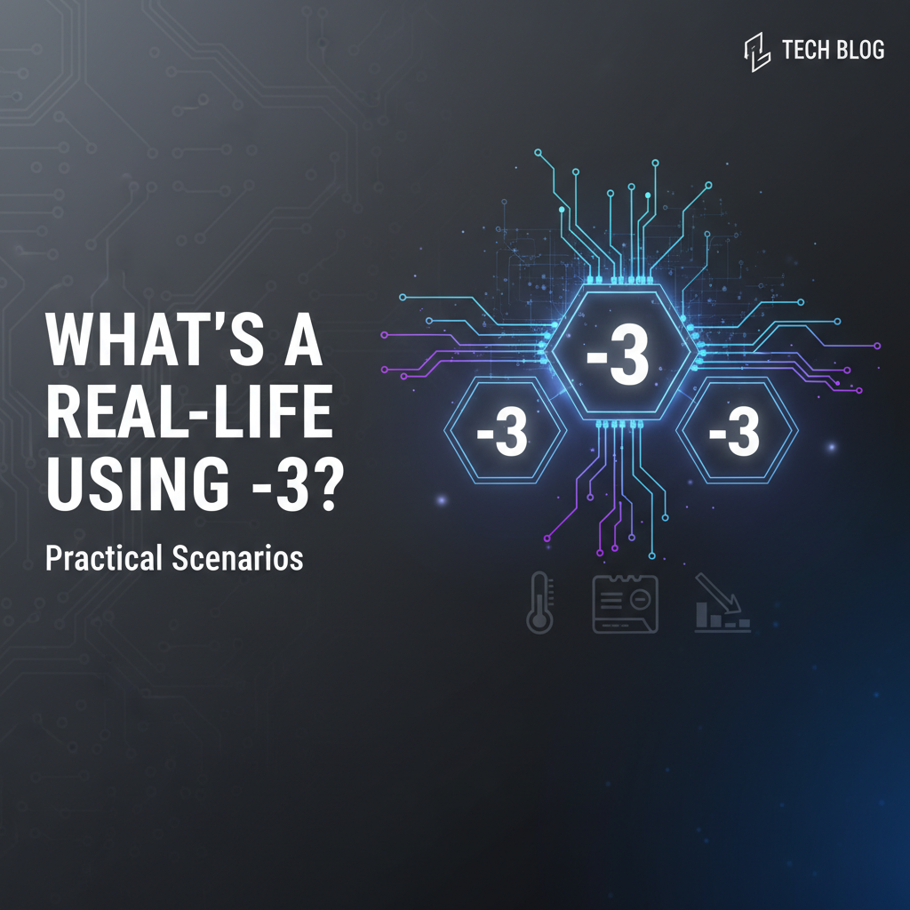 What's a Real-Life Example Using -3? Practical Scenarios