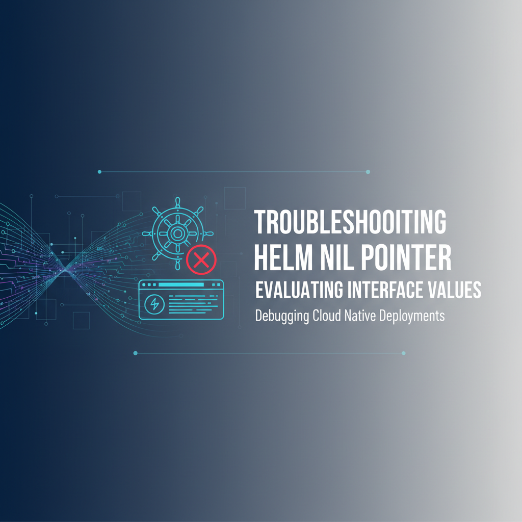 Troubleshooting Helm Nil Pointer Evaluating Interface Values