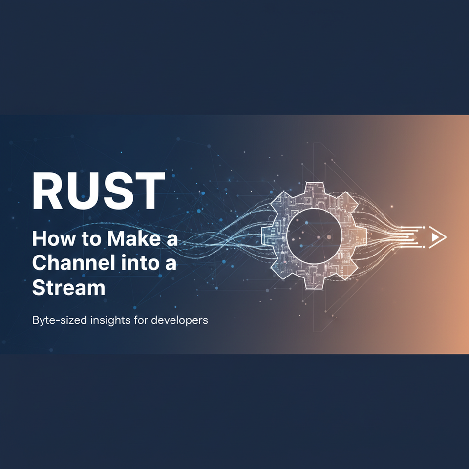 Rust: How to Make a Channel into a Stream