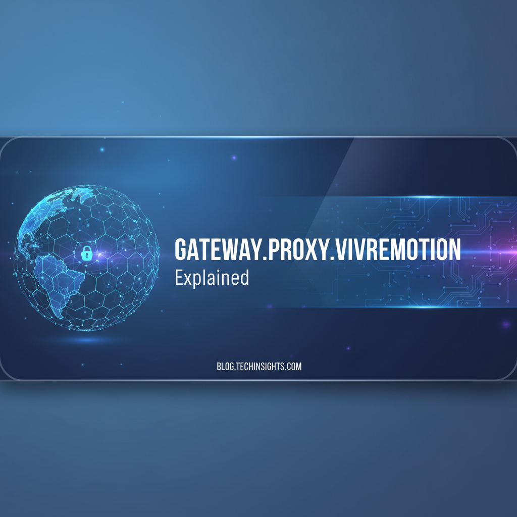What is gateway.proxy.vivremotion: Explained