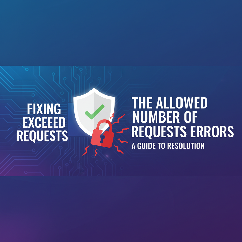 Fixing 'Exceeded the Allowed Number of Requests' Errors