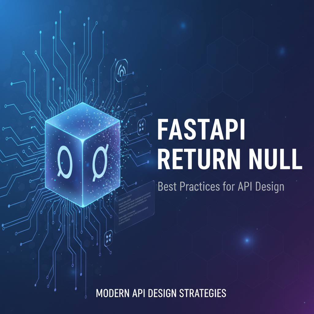 FastAPI Return Null: Best Practices for API Design