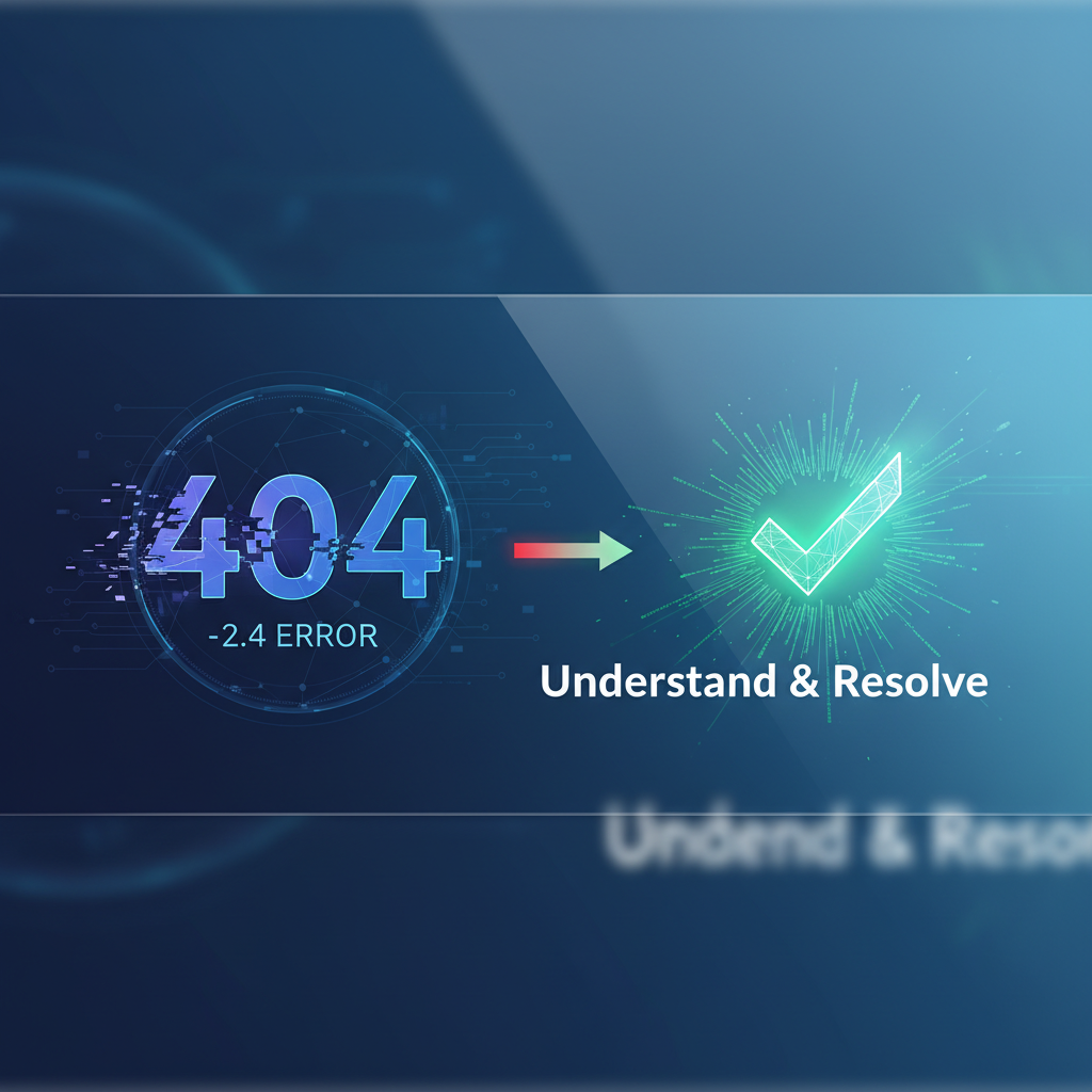 Understand & Resolve 404 -2.4 Errors