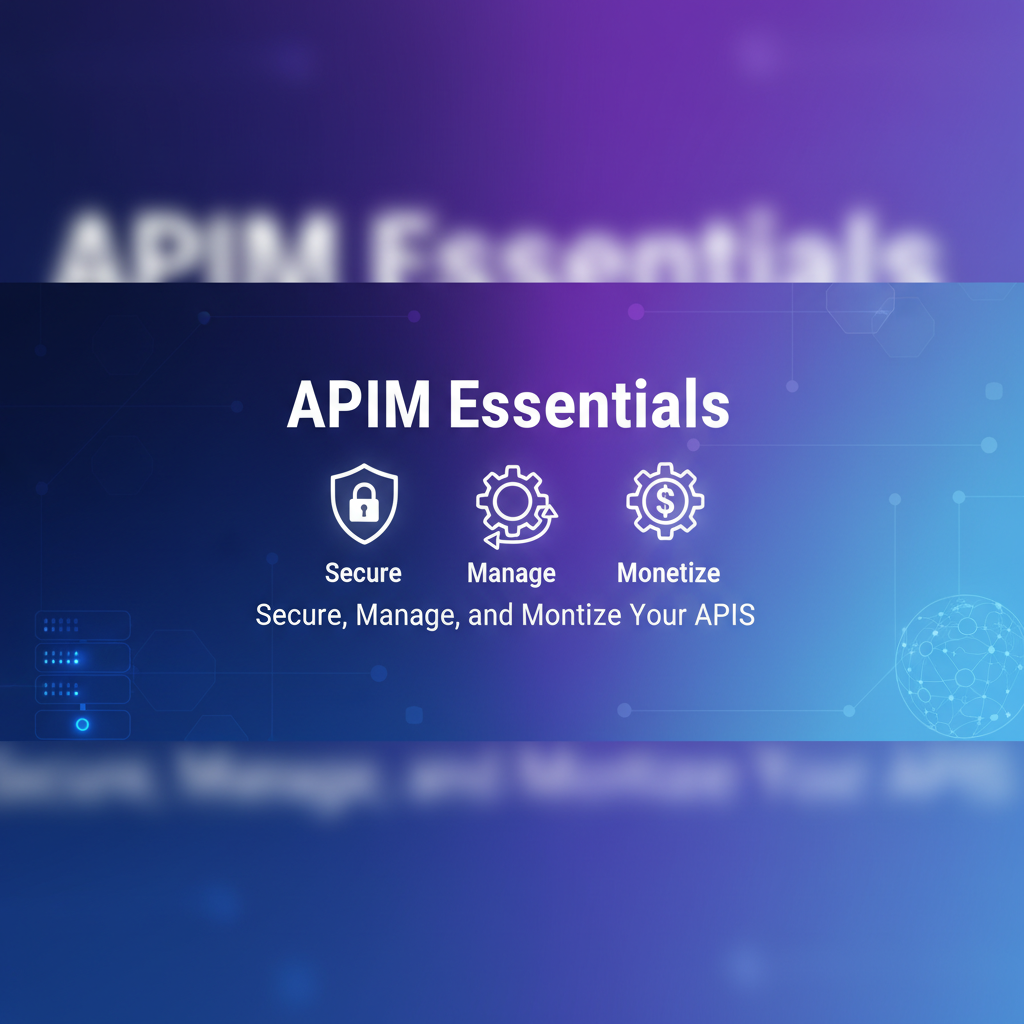 APIM Essentials: Secure, Manage, and Monetize Your APIs