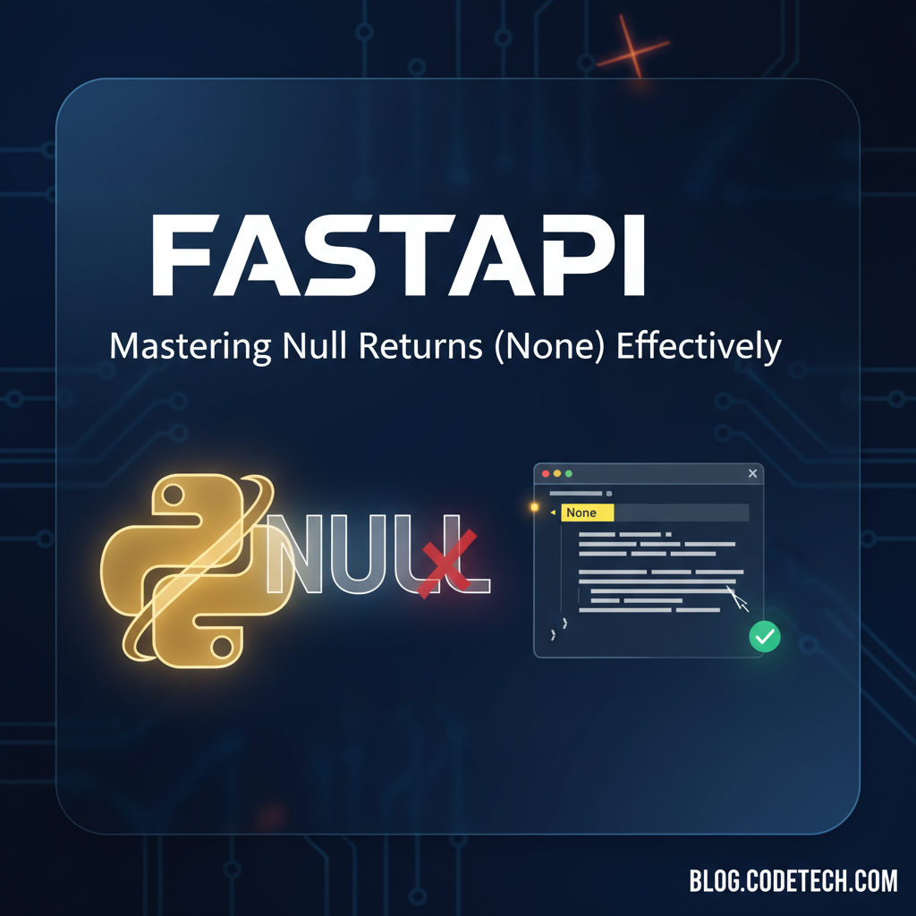 FastAPI: Mastering Null Returns (None) Effectively