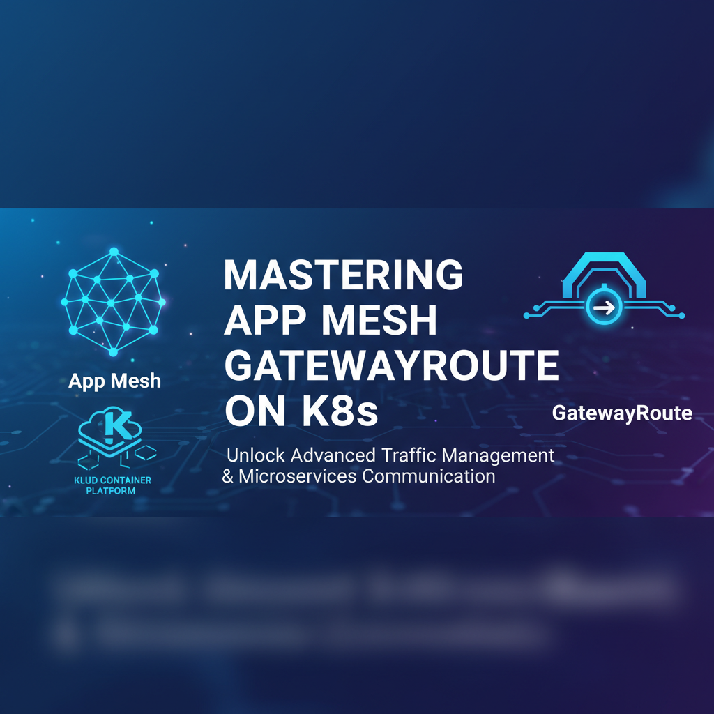 Mastering App Mesh GatewayRoute on K8s