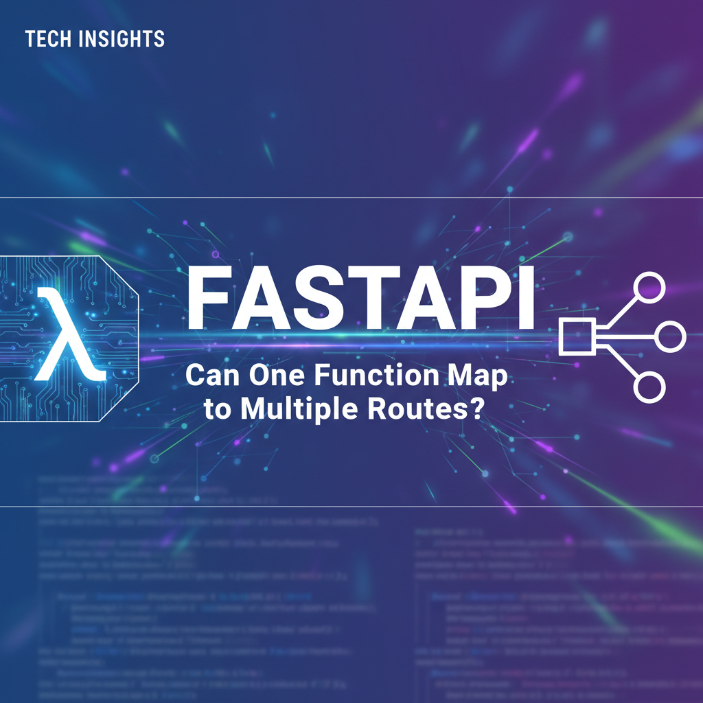 FastAPI: Can One Function Map to Multiple Routes?