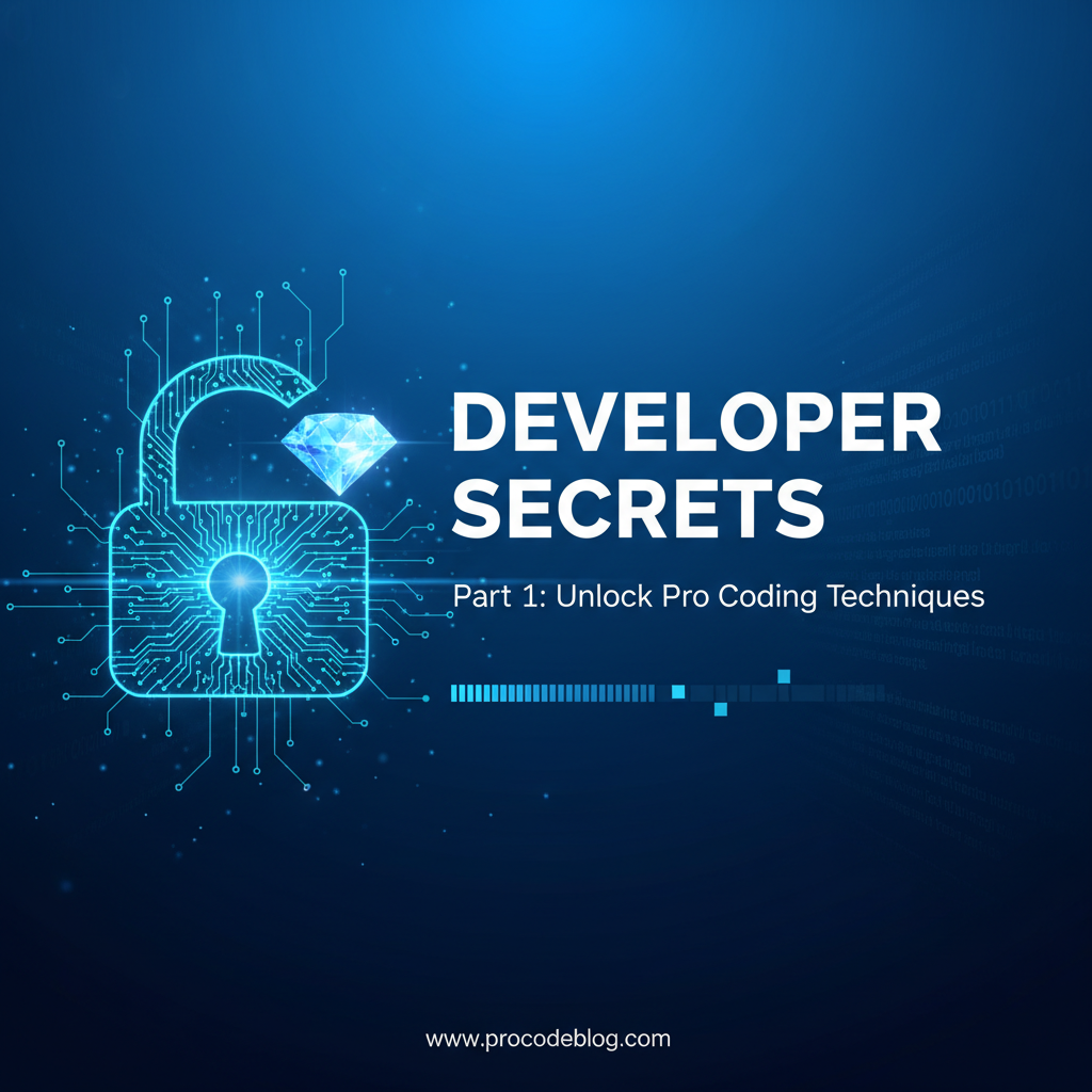 Developer Secrets Part 1: Unlock Pro Coding Techniques