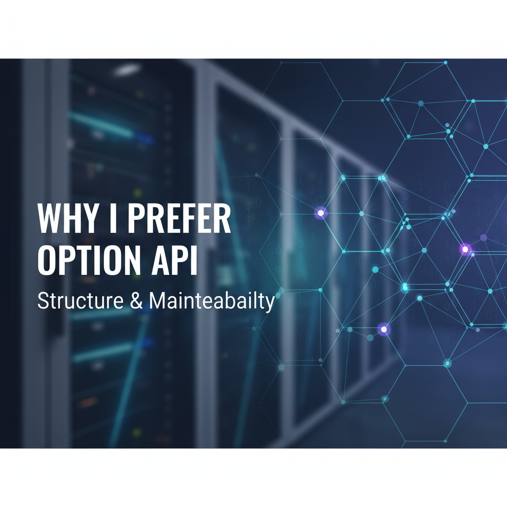 Why I Prefer Option API: Structure & Maintainability