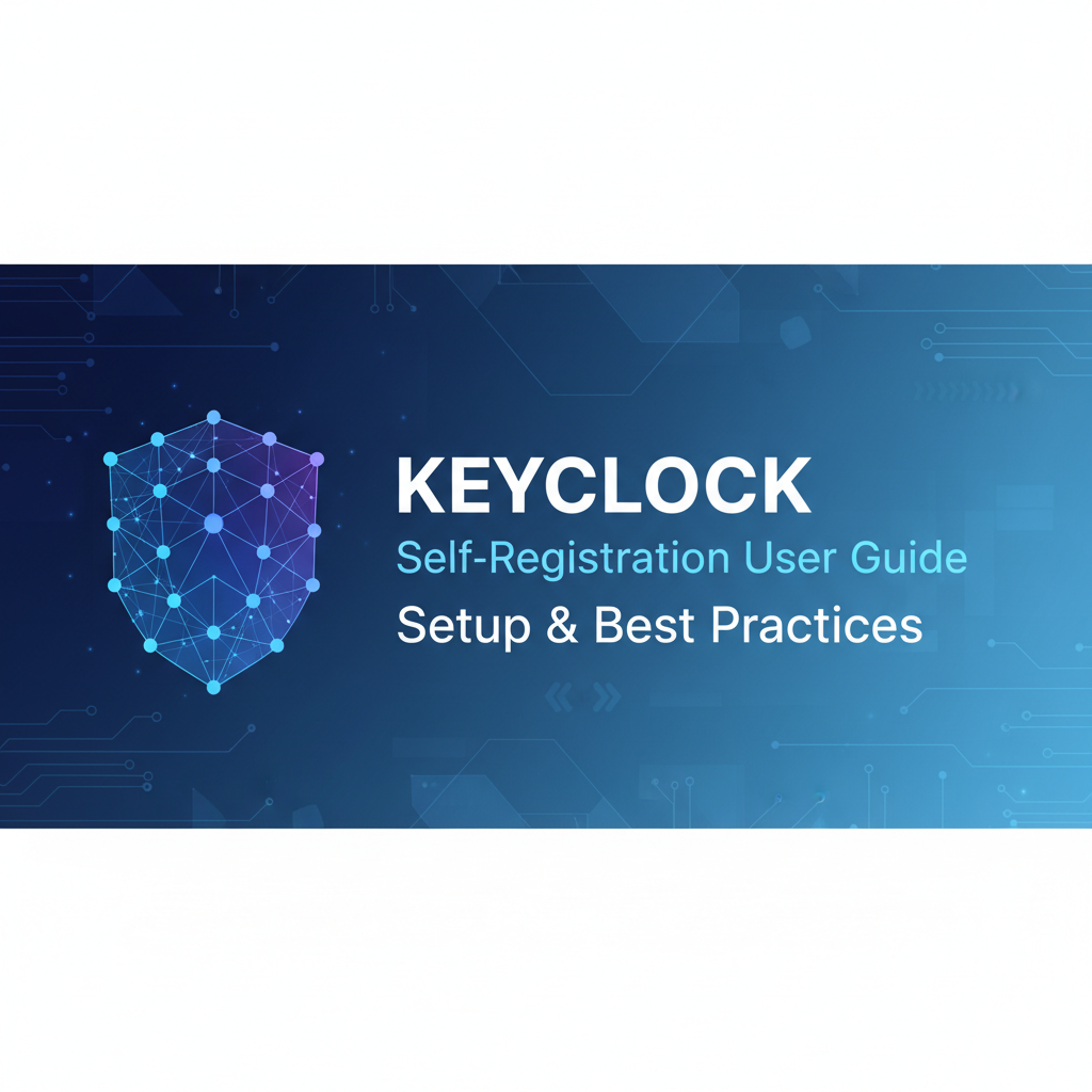 Keycloak Self-Registration User Guide: Setup & Best Practices