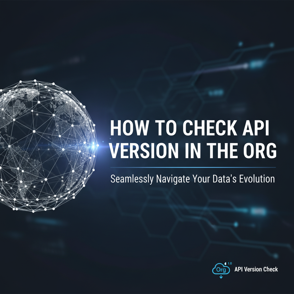 How to Check API Version in the Org