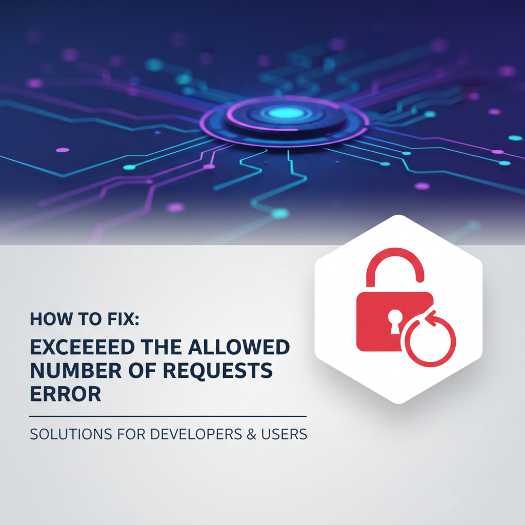 How to Fix: Exceeded the Allowed Number of Requests Error