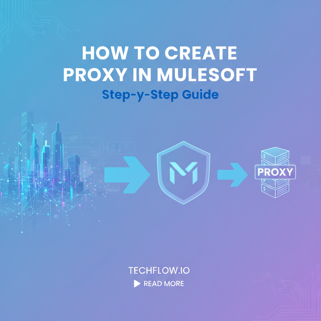 How to Create Proxy in Mulesoft: Step-by-Step