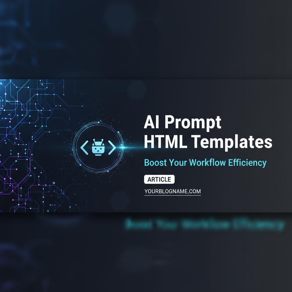 AI Prompt HTML Templates: Boost Your Workflow Efficiency