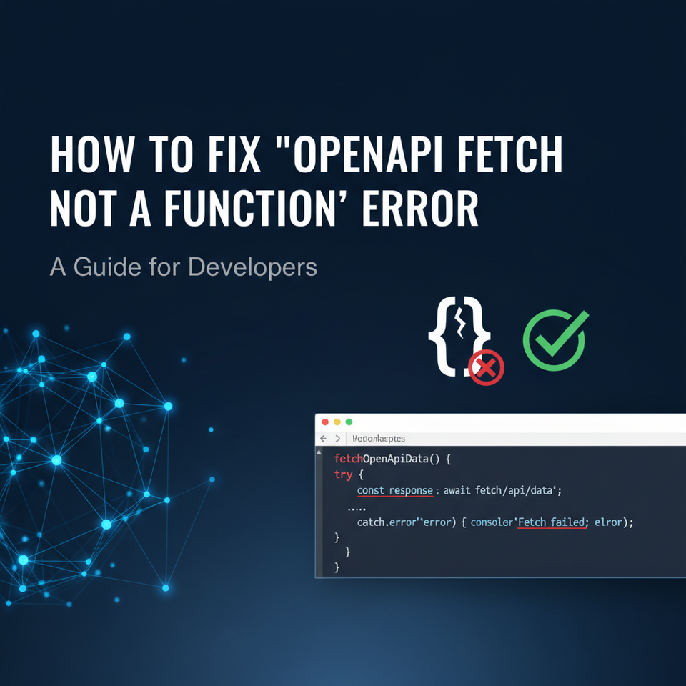 How to Fix 'OpenAPI Fetch Not a Function' Error
