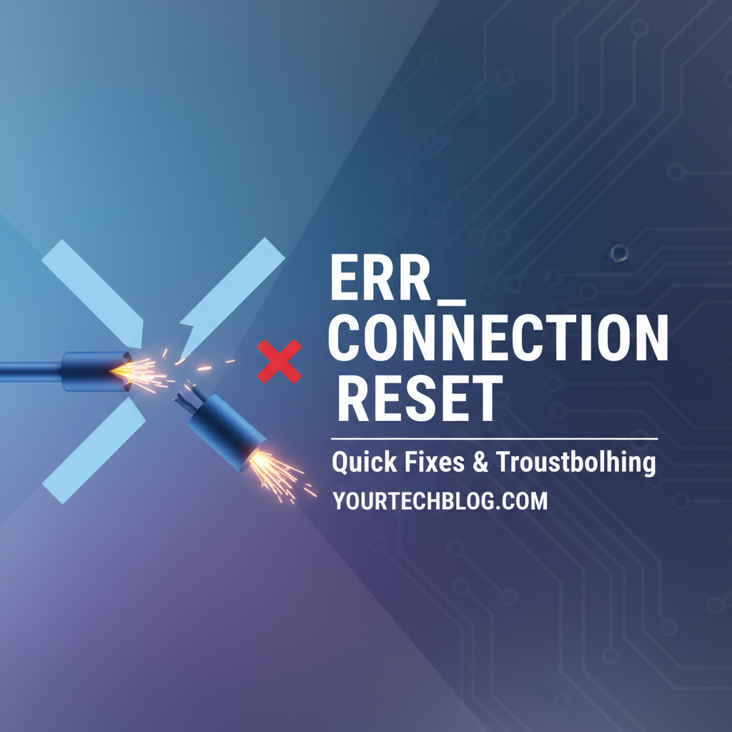 ERR_CONNECTION_RESET: Quick Fixes & Troubleshooting