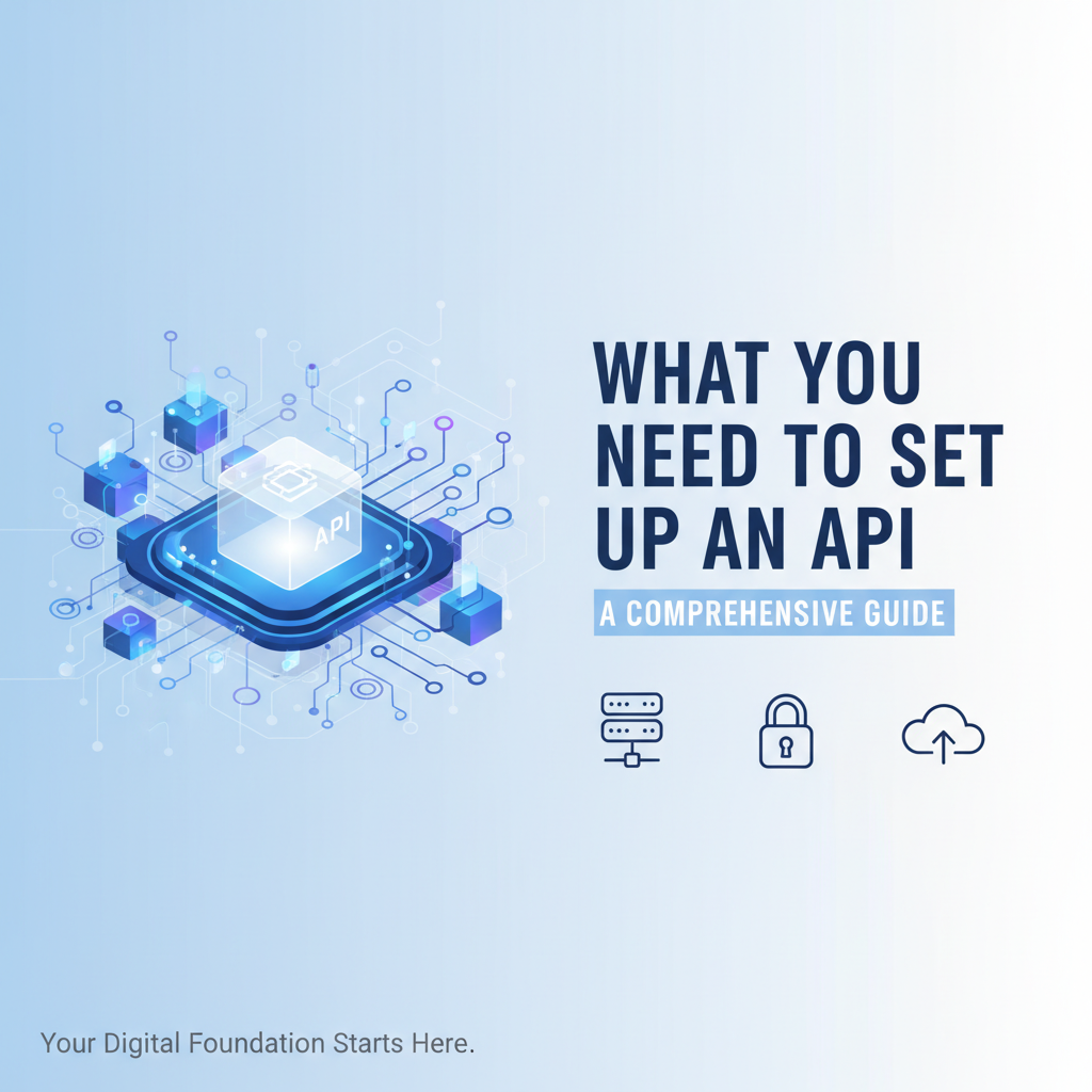 What You Need to Set Up an API: A Comprehensive Guide