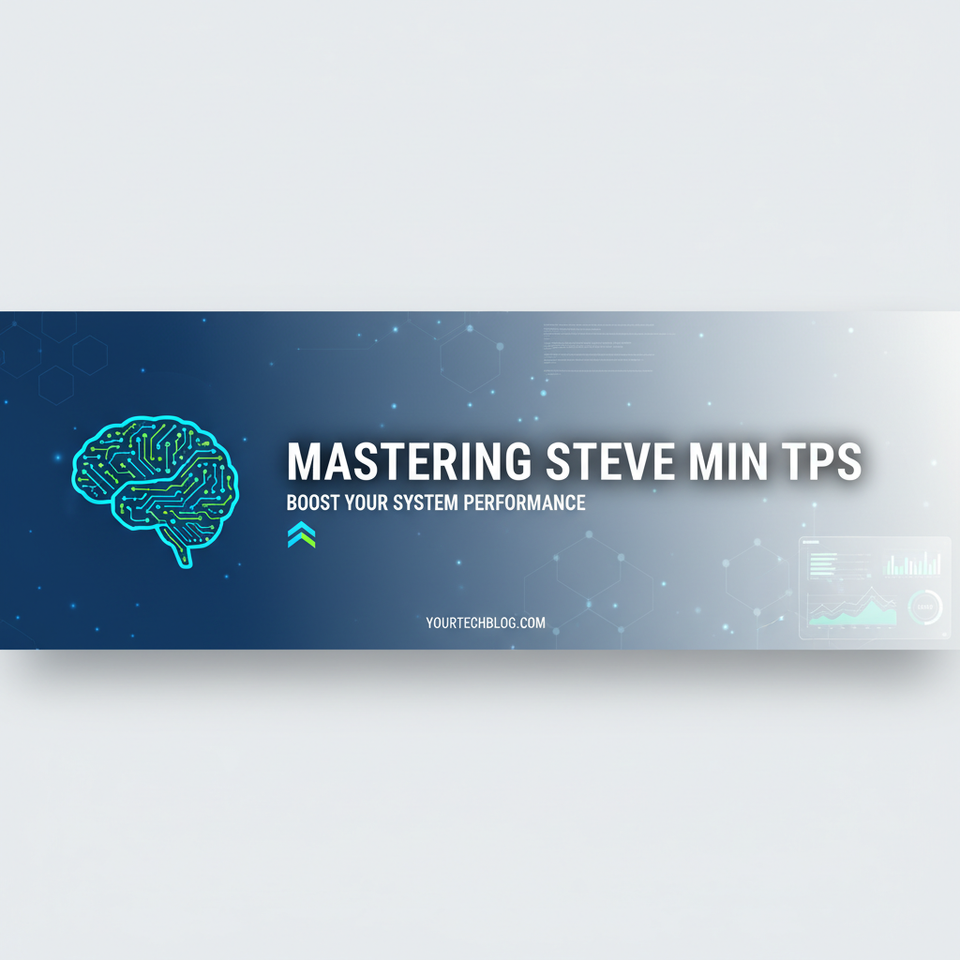 Mastering Steve Min TPS: Boost Your System Performance