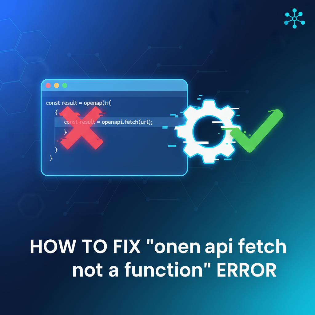 How to Fix 'openapi fetch not a function' Error